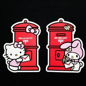 Hello Kitty and My Melody Mailbox Gotochi Postcard